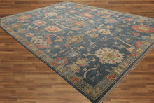 Multi Size Hand Knotted Traditional Oushak 100% Wool Oriental Area Rug Blue, Gray Color - Oriental Rug Of Houston