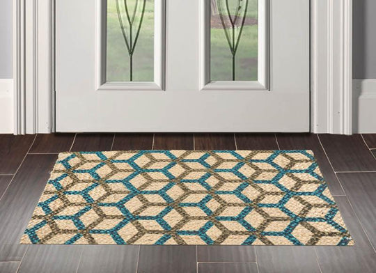 2'  00"x3'  00" Braided Mat  Oriental Area Persian Rug