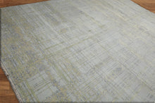 Multi Sizes Tibetan Wool and Silk Oriental Area Rug Light Blue, Green Color - Oriental Rug Of Houston