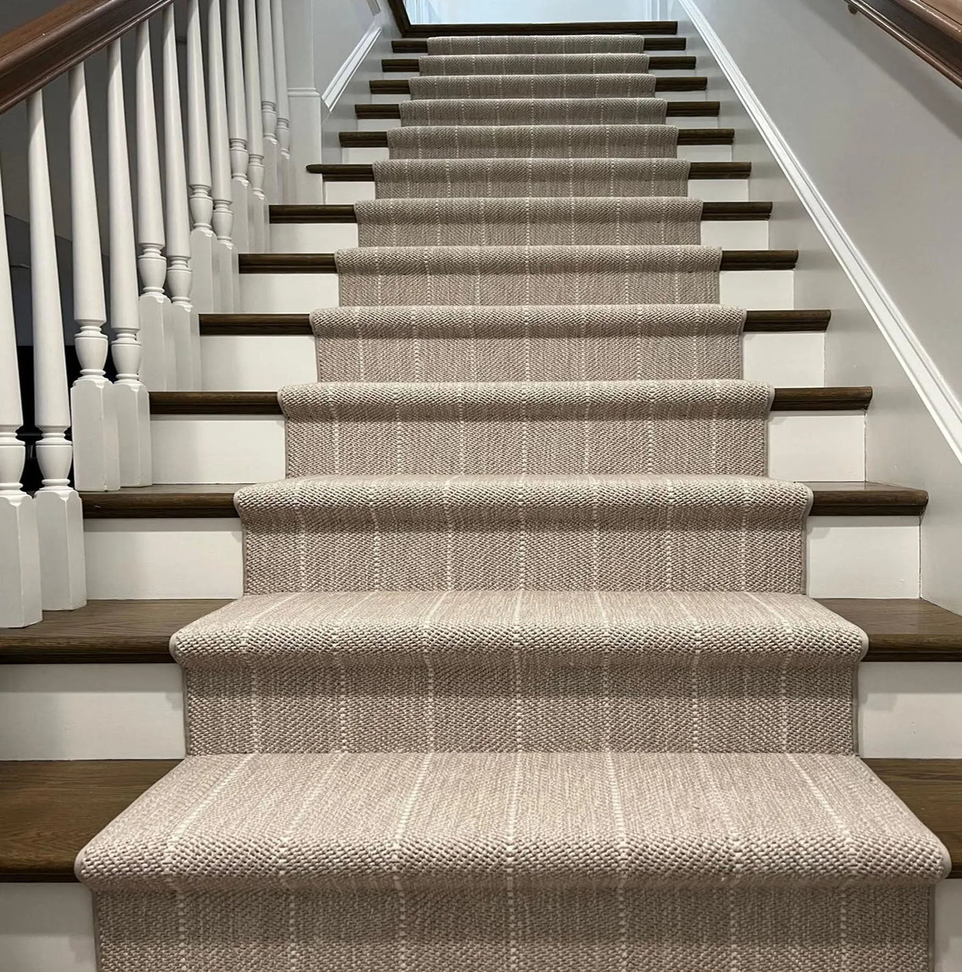 Runner Tan Ivory Color Hand Woven Flatweave Wool Contemporary Oriental Rug