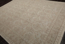 9'3" x 12'4" Hand Knotted 100% Wool Designer Oushak Area Rug Tone on Tone Gray - Oriental Rug Of Houston