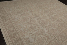 9'3" x 12'4" Hand Knotted 100% Wool Designer Oushak Area Rug Tone on Tone Gray - Oriental Rug Of Houston
