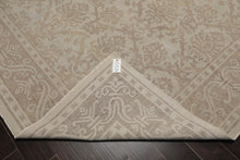 9'3" x 12'4" Hand Knotted 100% Wool Designer Oushak Area Rug Tone on Tone Gray - Oriental Rug Of Houston