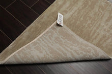 2' x 3' Hand Knotted Wool & Silk Modern Tibetan Oriental Area Rug Gray - Oriental Rug Of Houston