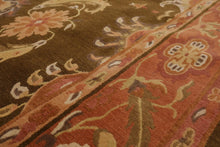 5'10'' x 8'9" Hand Knotted Tibetan Wool Classic European Area Rug Olive - Oriental Rug Of Houston