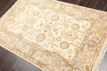 3'11'' x 6'1'' Hand Knotted 100% Wool Turkish Oushak Oriental Area Rug Beige - Oriental Rug Of Houston