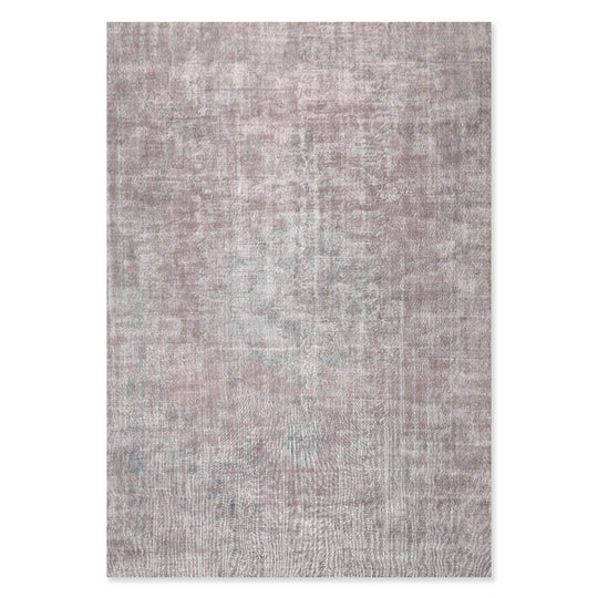 8'6" x 12'9" Hand Knotted Turkish Oushak Wool Distress Finish Area Rug Gray