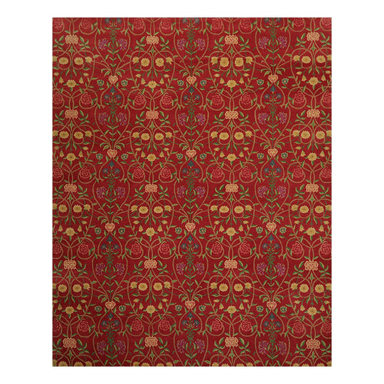 8' x 10'1" Lapchi Hand Knotted 100% Wool Floral Tibetan Oriental Area Rug Coral