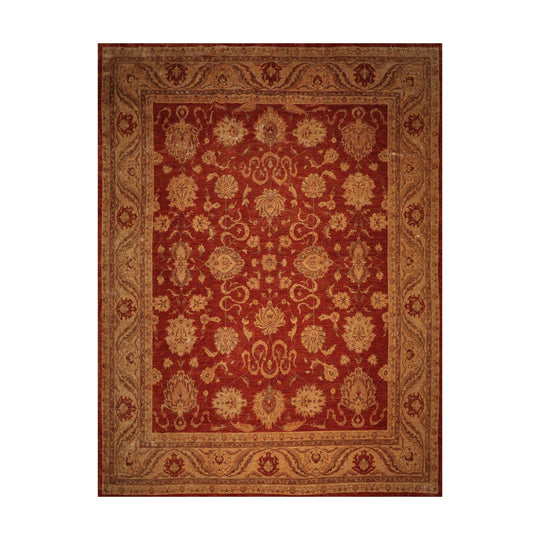 13' x 16'6" Hand Knotted 100% Wool Afghan 200 KPSI Area Rug by Caravan Rug Co.