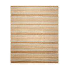 8'1'' x 10' Hand Knotted Tibetan Wool Modern Stripes Oriental Area Rug Beige - Oriental Rug Of Houston