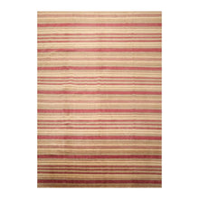 8'7'' x 12'2'' Hand Knotted Tibetan 100% Wool Stripes Modern Oriental Area Rug - Oriental Rug Of Houston