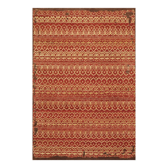 6'1'' x 9' Hand Knotted Wool Peshawar Traditional Oriental Area Rug Terracotta