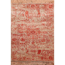 2' x 3' Hand Knotted 100% Viscose Modern Tibetan Oriental Area Rug Taupe - Oriental Rug Of Houston