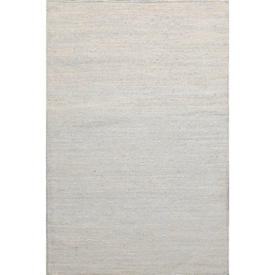 2' x 3' Hand Woven Silk Modern Flatweave Kilim Oriental Area Rug Silver Gray