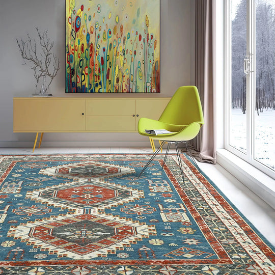 10x14 LoomBloom Midnight Blue Hand Knotted 100% Wool Turkish Oushak Traditional Oriental Area Rug