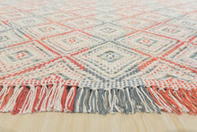 Multi Size White Coral Slate grey Color Hand Woven  Wool Modern & Contemporary Oriental Rug
