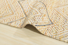 Multi Size Mustard yellow Ivory Beige Color Hand Woven  Wool Modern & Contemporary Oriental Rug