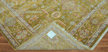 LoomBloom 9x12 Lime Hand Knotted Traditional Oushak Wool Oriental Area Rug