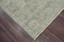 LoomBloom 7'4''x9'9" Moss Hand Knotted Traditional Oushak Wool Oriental Area Rug - Oriental Rug Of Houston
