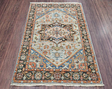LoomBloom 5'9''x8'11" Gray Hand Knotted Traditional Oushak Wool Oriental Area Rug - Oriental Rug Of Houston