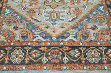 LoomBloom 5'9''x8'11" Gray Hand Knotted Traditional Oushak Wool Oriental Area Rug - Oriental Rug Of Houston
