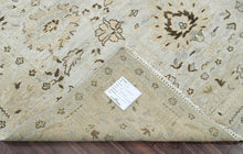 LoomBloom 6'0''x8'10" Gray Beige Hand Knotted Traditional Oushak Wool Oriental Area Rug - Oriental Rug Of Houston