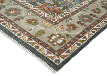12x15 Slate, Gray, Blue Color Hand Knotted Oushak Wool  Oriental Rug