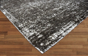 Multi Sizes Hand Woven Polyester Traditional Persian Oriental Area Rug Dark Chocolate, White Color - Oriental Rug Of Houston