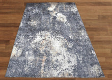Multi Sizes Handmade Micro Printed Polyester Traditional Oriental Area Rug Gray, White Color - Oriental Rug Of Houston