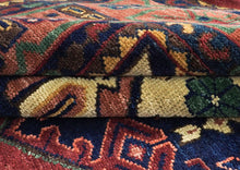 12x15 Navy, Rust, Rose Color Hand Knotted Oushak Wool Tribal Oriental Rug