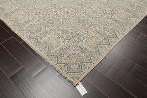 8'x10' Beige Hand Knotted Transitional Oriental 100% Wool Oriental Area Rug