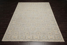 8'x10' Beige Hand Knotted Transitional Oriental 100% Wool Oriental Area Rug