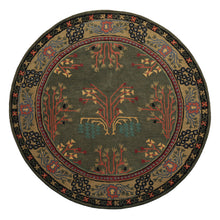 Multi Sizes Donegal Arts & Crafts Handmade 100% Wool Oriental Area Rug Gray/Green Color