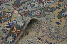 9x12 Gray, Tan, Rose Color Hand Knotted Oushak Wool Arts and Crafts Oriental Rug