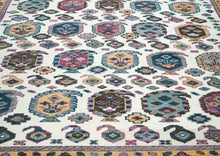 9x12 Gray, Ivory, Rose Color Hand Knotted Oushak Wool Traditional Oriental Rug