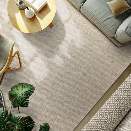 LoomBloom Multi Size Ivory Hand Loomed Textured Modern Berber New Zealand Wool Oriental Area Rug