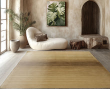 LoomBloom Multi Color Hand Tufted Modern & Contemporary Ombre Designer Wool Oriental Area Rug