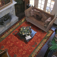 LoomBloom Multi Size Rose Hand Tufted Traditional Arts & Crafts Wool Oriental Area Rug