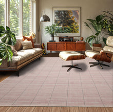 Multi Size Blush Ivory Gray Color Hand Loomed  Wool Modern Oriental Rug