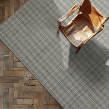 Multi Size Slate Ivory Color Hand Woven  Wool Modern Oriental Rug