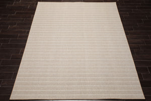 LoomBloom Multi Sizes Tan Hand Woven Contemporary Flatweave Herringbone New Zealand Wool Oriental Area Rug