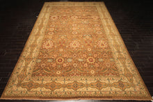 12x18 Caramel, Gold, Beige Color Hand Knotted Oushak Wool Traditional Oriental Rug