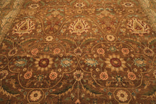 12x18 Caramel, Gold, Beige Color Hand Knotted Oushak Wool Traditional Oriental Rug