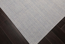 LoomBloom Multi Sizes Ivory Hand Woven Contemporary Flatweave Herringbone New Zealand Wool Oriental Area Rug