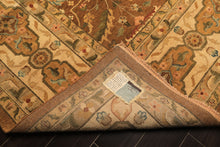 12x18 Caramel, Gold, Beige Color Hand Knotted Oushak Wool Traditional Oriental Rug