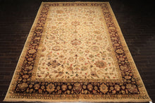 12x18 Beige, Maroon, Sage Color Hand Knotted Agra New Zealand Wool Traditional Oriental Rug