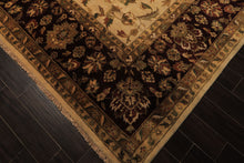 12x18 Beige, Maroon, Sage Color Hand Knotted Agra New Zealand Wool Traditional Oriental Rug