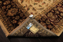 12x18 Beige, Maroon, Sage Color Hand Knotted Agra New Zealand Wool Traditional Oriental Rug