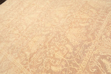 9x12 Tan, Ivory, Color Hand Knotted Peshawar Wool Transitional Oriental Rug