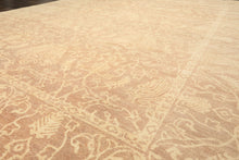 9x12 Tan, Ivory, Color Hand Knotted Peshawar Wool Transitional Oriental Rug